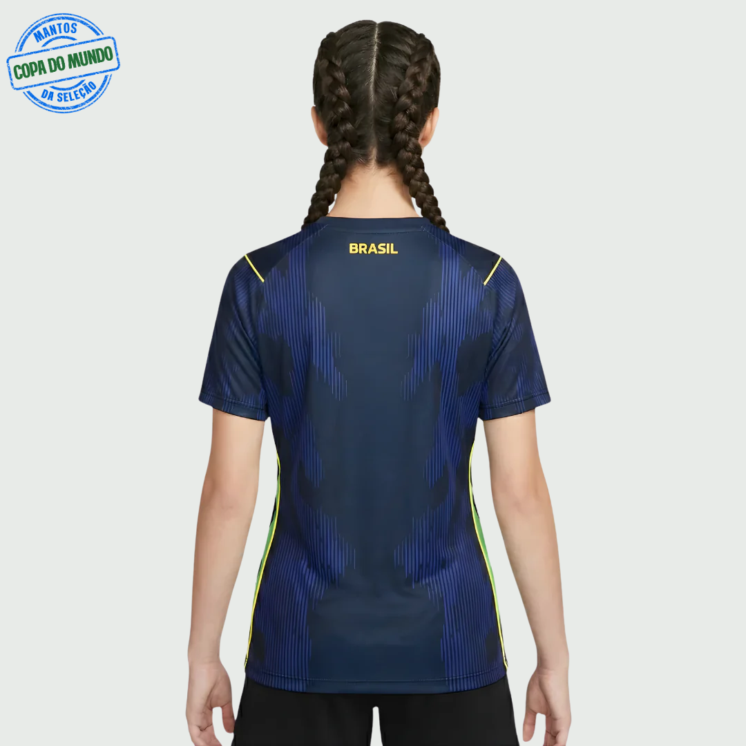 Camisa Feminina Seleção Brasileira 2026 Azul