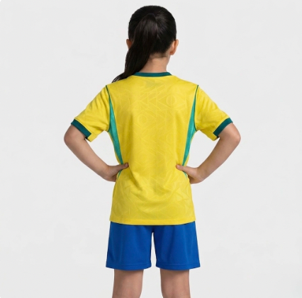 Kit Infantil Brasil Feminina I - Copa Do Mundo