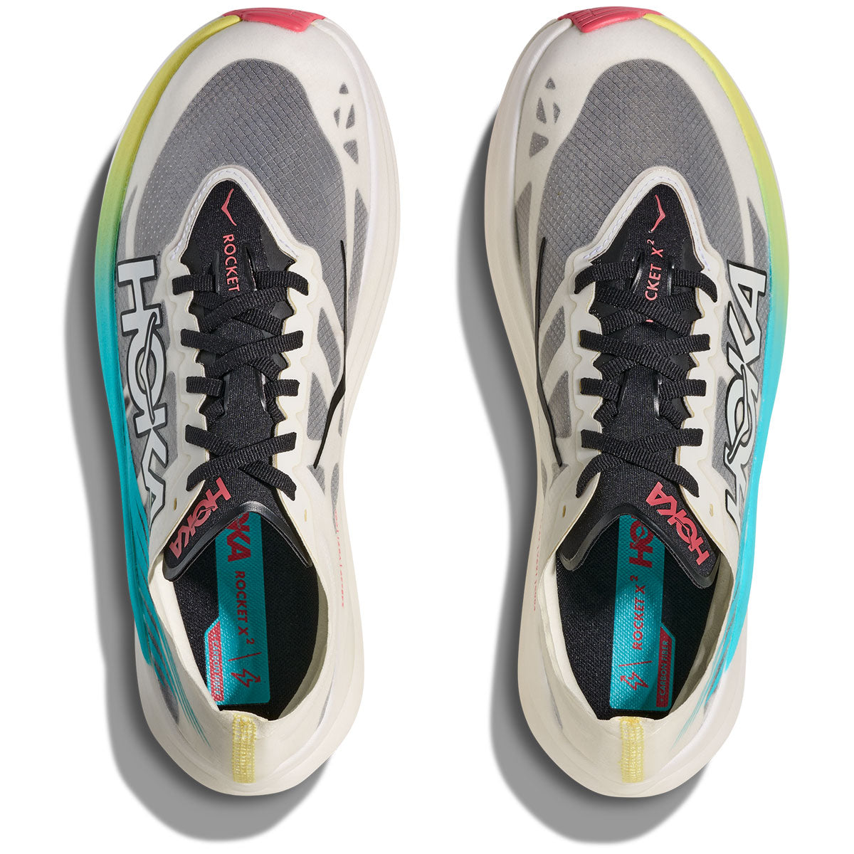 Hoka U Rocket X 2 Scarpe da corsa - Uomo - Yuzu/Blu Cielo
